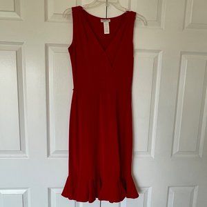 Lizzatti red stretch dress size 4